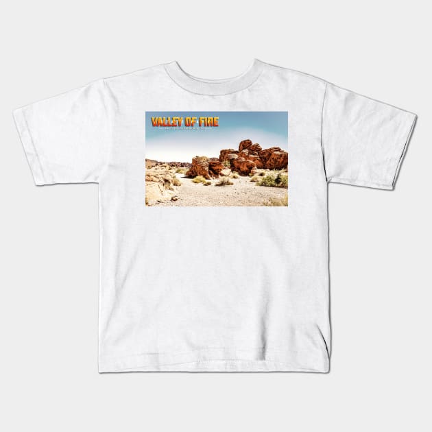 Valley of Fire State Park Kids T-Shirt by Gestalt Imagery